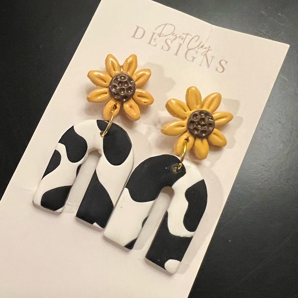 Clay earrings